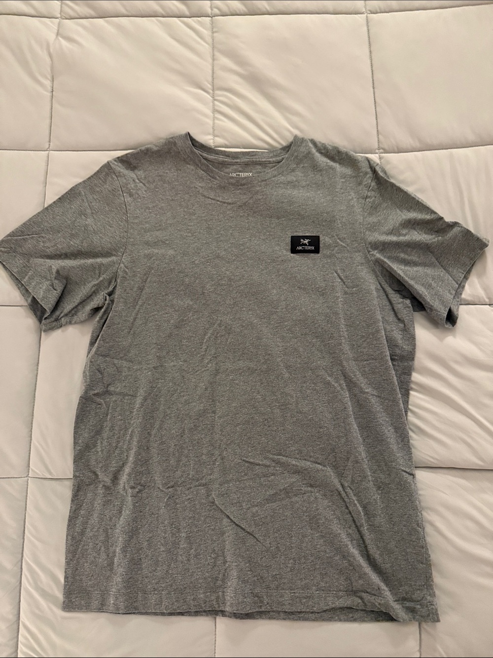 Arc'teryx Gray Short Sleeve Logo Tee